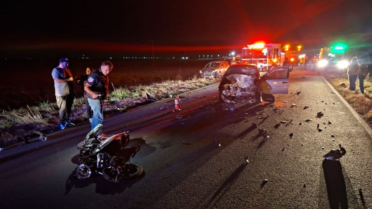 Accidente fatal en la ruta nacional 8: murió un motociclista tras chocar contra un auto frente al Aeroclub