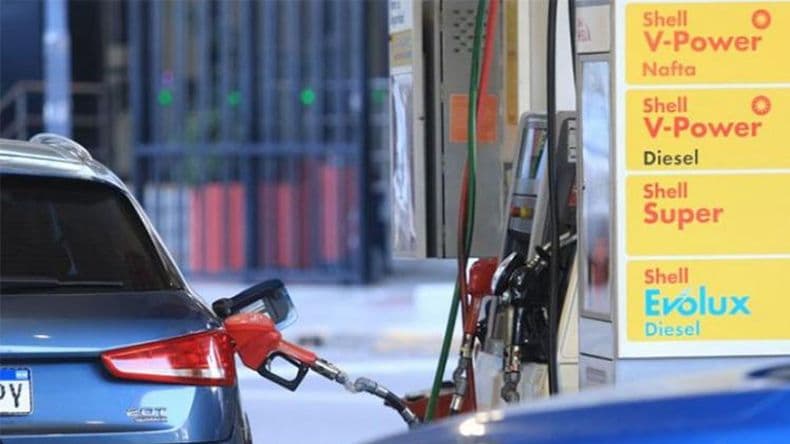 Shell aumentó un 4% los precios de sus combustibles