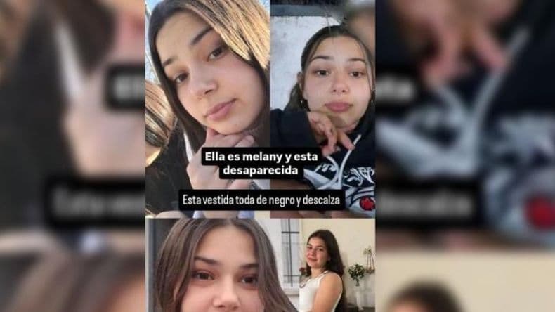 Comparten la imagen de una adolescente buscada por la familia y los amigos