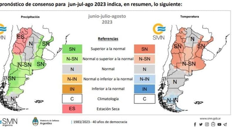 Anticipan probabilidades de precipitaciones superiores a las normales para el próximo trimestre