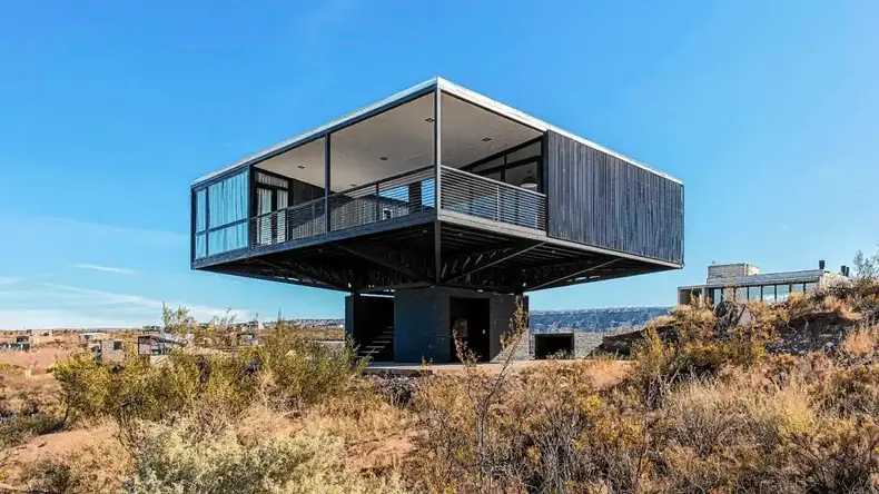 La casa en el aire, una obra arquitectónica que asombra en la Patagonia Argentina