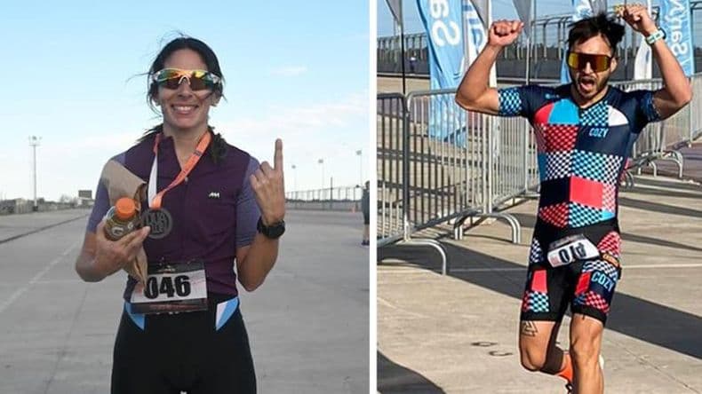 Duatlón: triunfo de Gisela Cardoso y cuarto puesto para Lautaro Ponce en San Nicolás