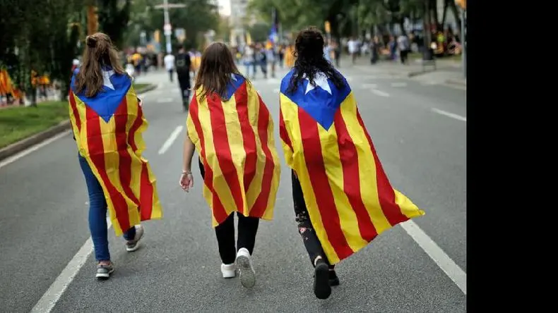 Movilización estudiantil en Cataluña para defender la independencia