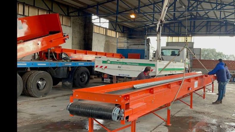 Provincia envió equipamiento para la planta de tratamiento de residuos