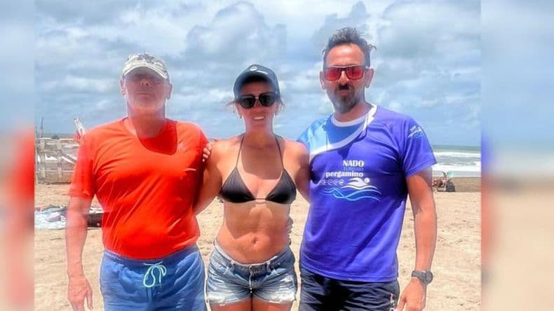 Nadadores pergaminenses en la cuarta edición de Open Water Pinamar