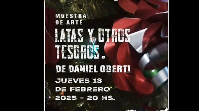 Desde este jueves, Daniel Oberti presenta su muestra "Latas y otros tesoros"