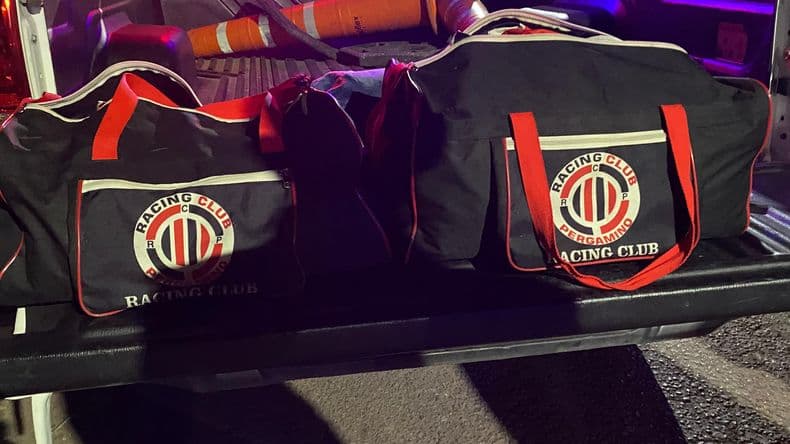 Interceptaron a un ladrón que robó bolsos con indumentaria de competencia del Club Racing
