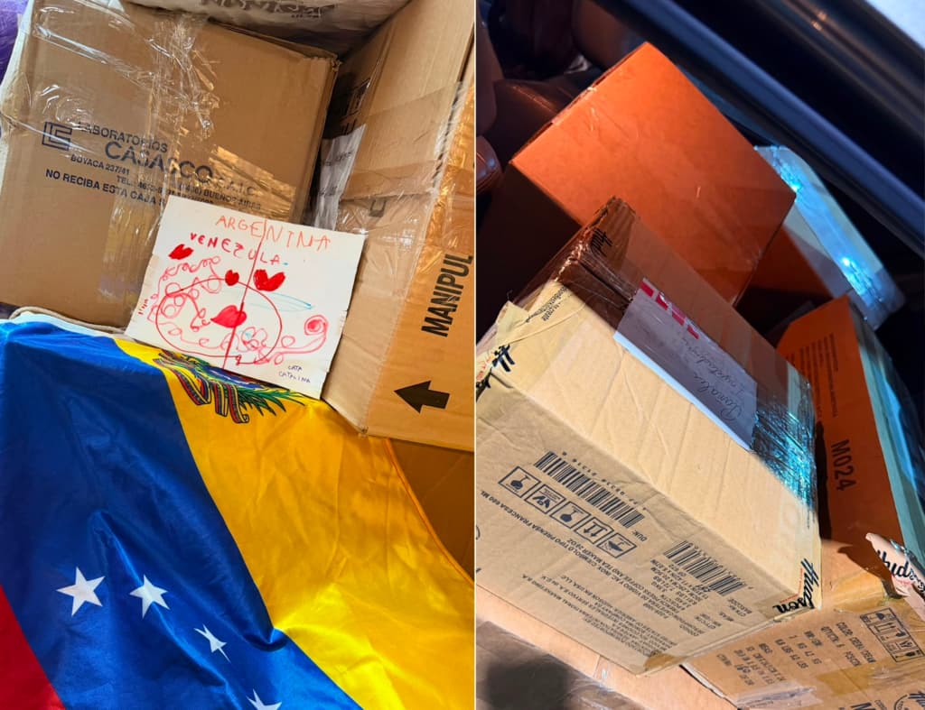 De San Nicolás a Venezuela: llegó la ayuda humanitaria para los afectados por el sismo