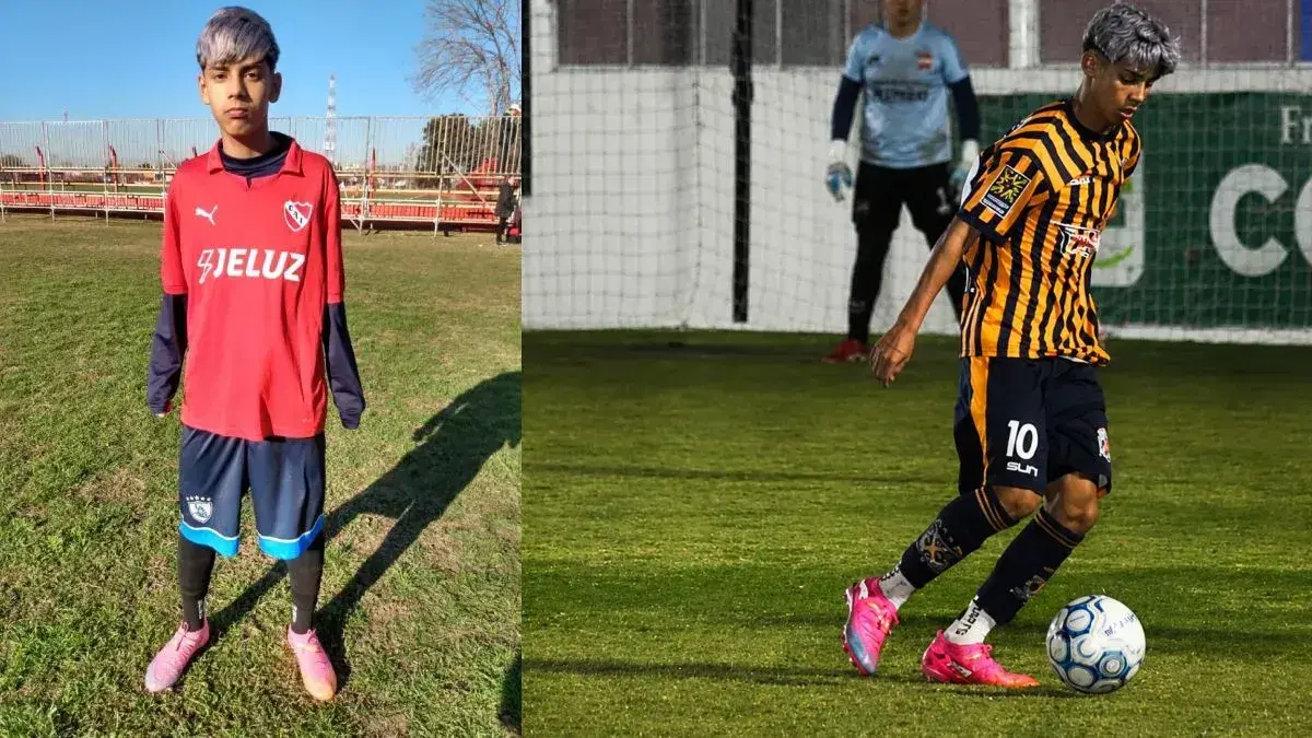 Un joven futbolista de San Nicolás fue incorporado a Independiente tras destacarse en una prueba