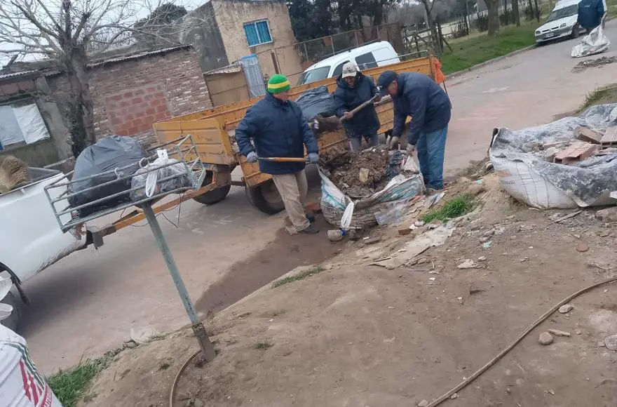 Salto intensificó las tareas de limpieza y mantenimiento ante el pronóstico de lluvias