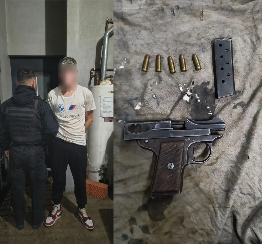 Un “transa” cayó preso con cocaína, una pistola y más de dos millones de pesos