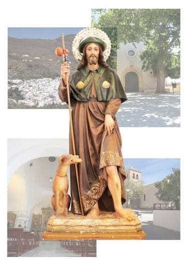 Bajo la mirada de San Roque, la comunidad se prepara para celebrar a su patrono