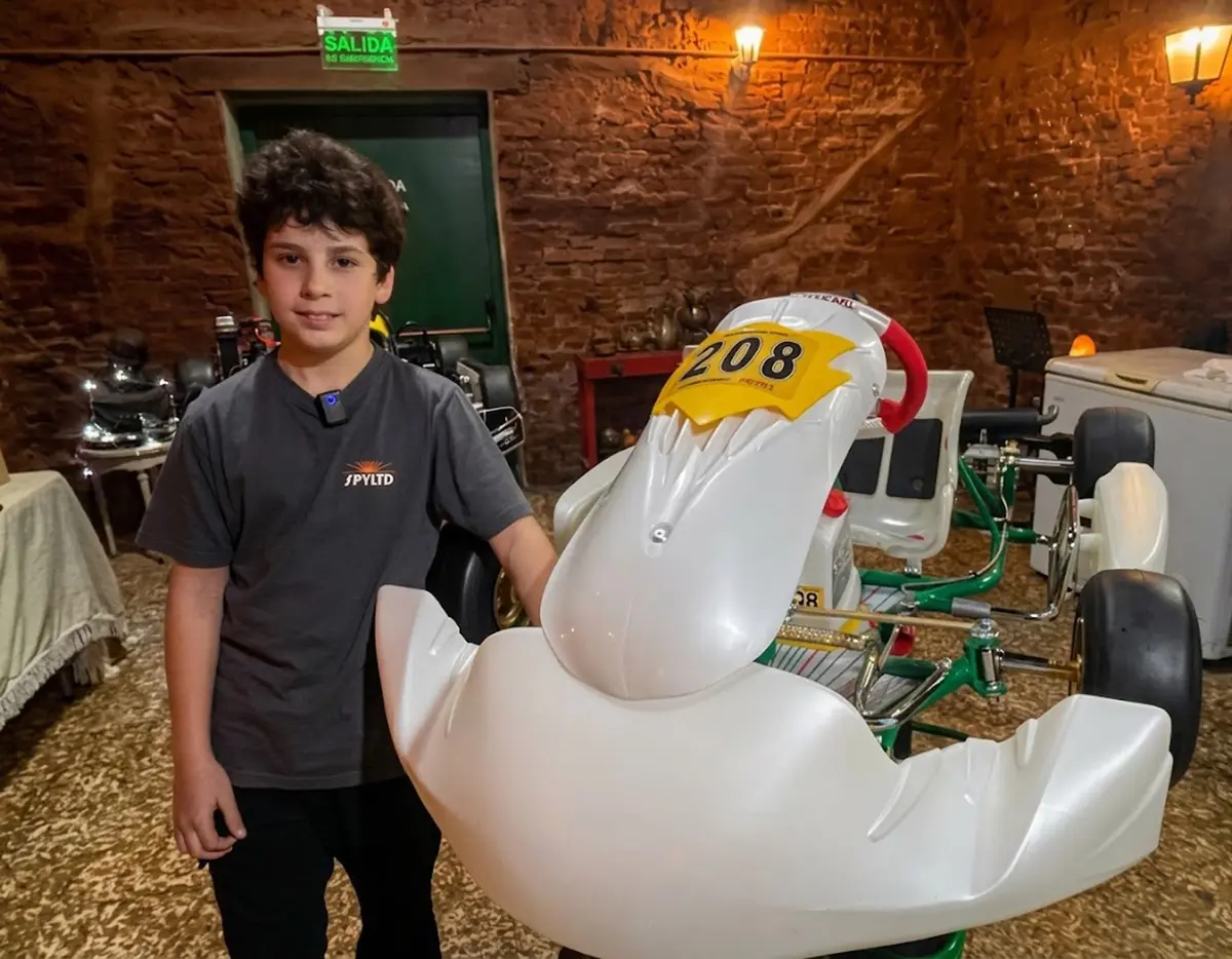 Francisco Reverter presentó su nuevo karting para dar pelea en la Mini Max
