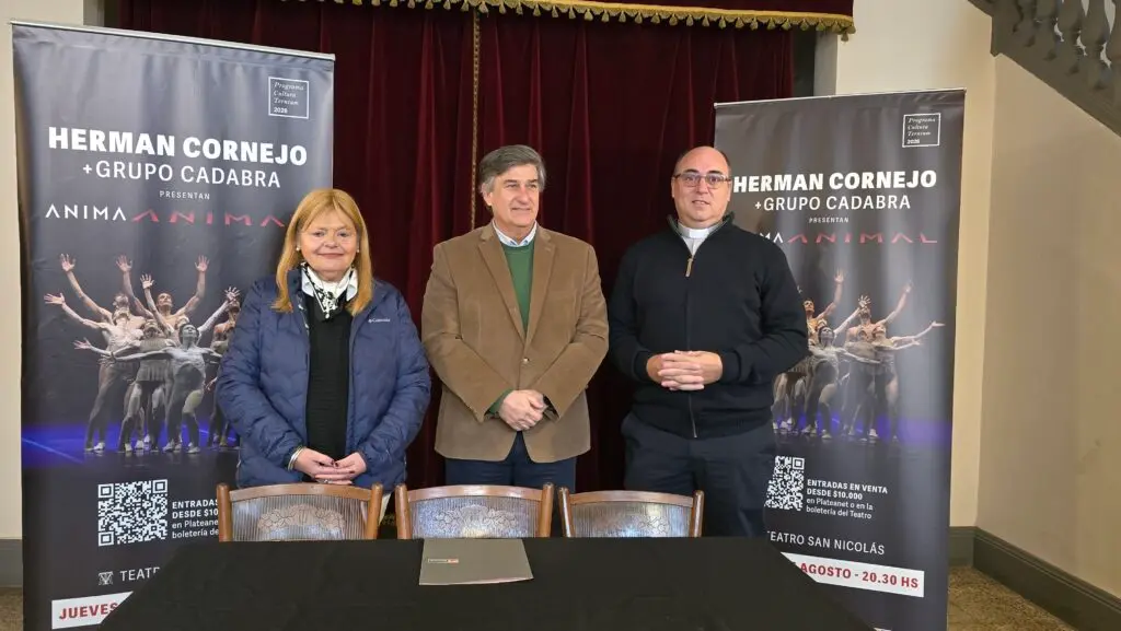 Herman Cornejo llega a San Nicolás con “ANIMA ANIMAL” a beneficio de una obra comunitaria