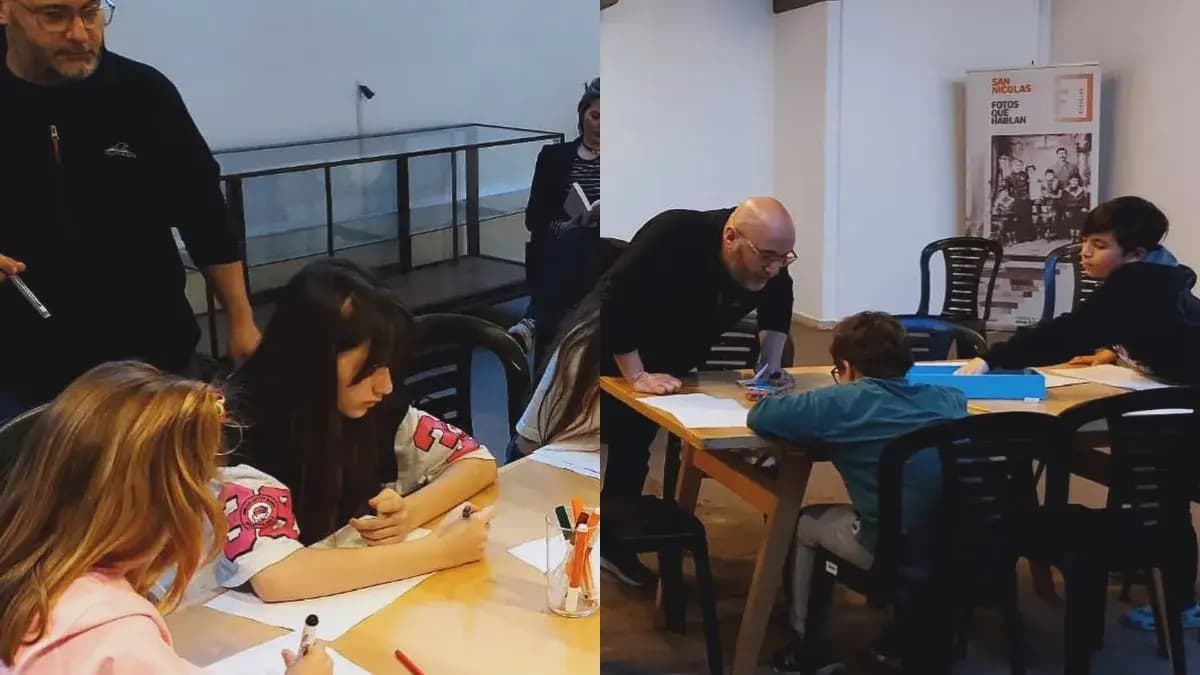 San Nicolás: Chicos y chicas crearon historietas en la Casa del Acuerdo durante un taller gratuito de fanzines