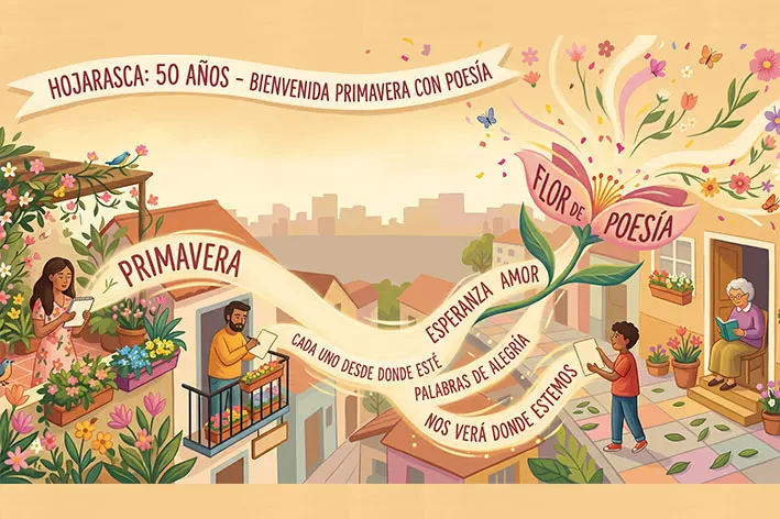 El grupo literario Hojarasca invita a recibir la primavera con poesía