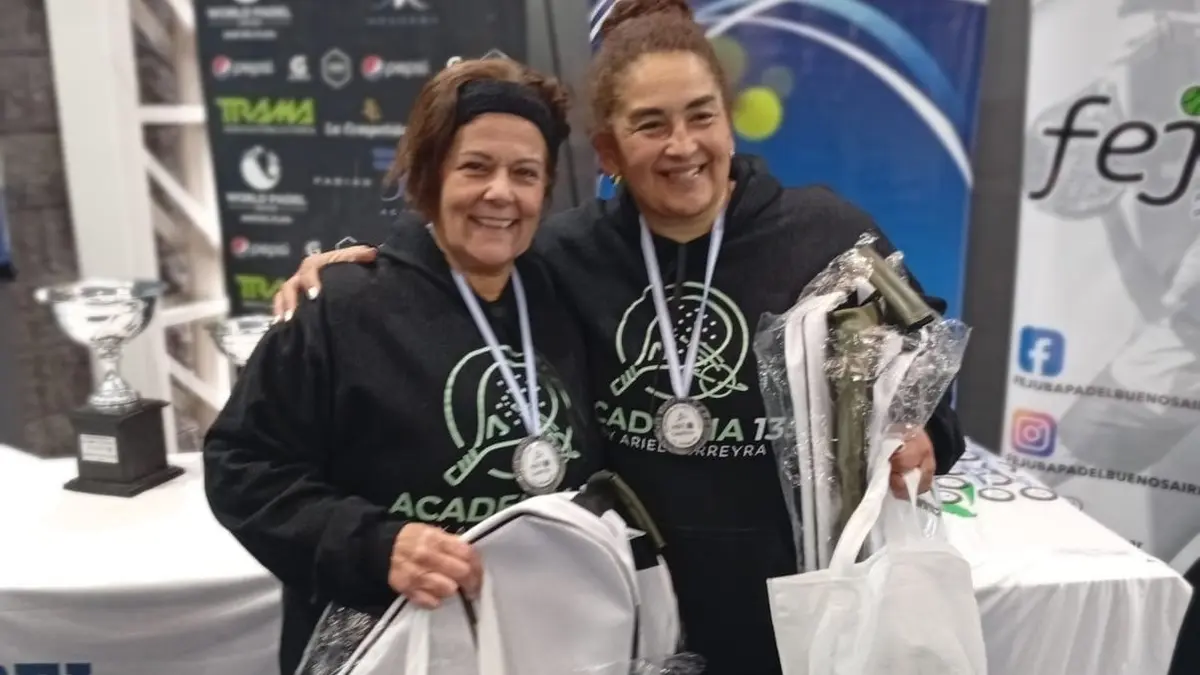 Pádel provincial: Paola Galván y Marcela Dallape de Pergamino son bicampeonas en Mar del Plata
