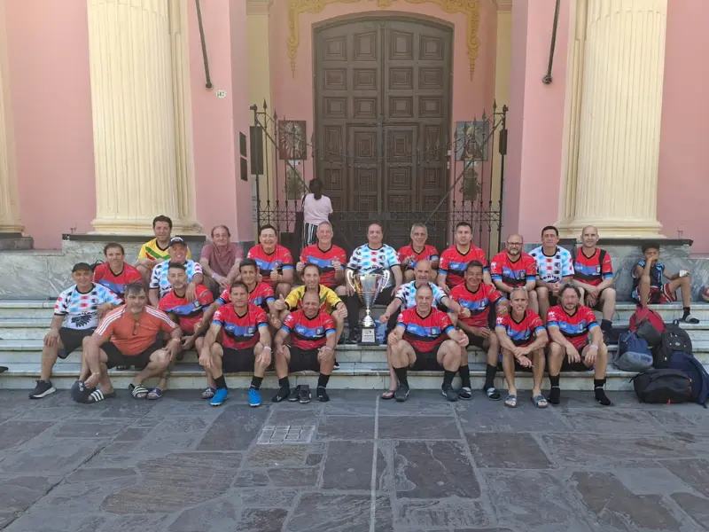 Ramallo: en fútbol, veteranos se consagraron campeones sudamericanos en Salta