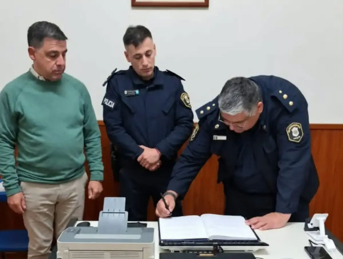 San Pedro: Cambios en la seguridad de Santa Lucía, asumió el nuevo jefe del Destacamento Policial
