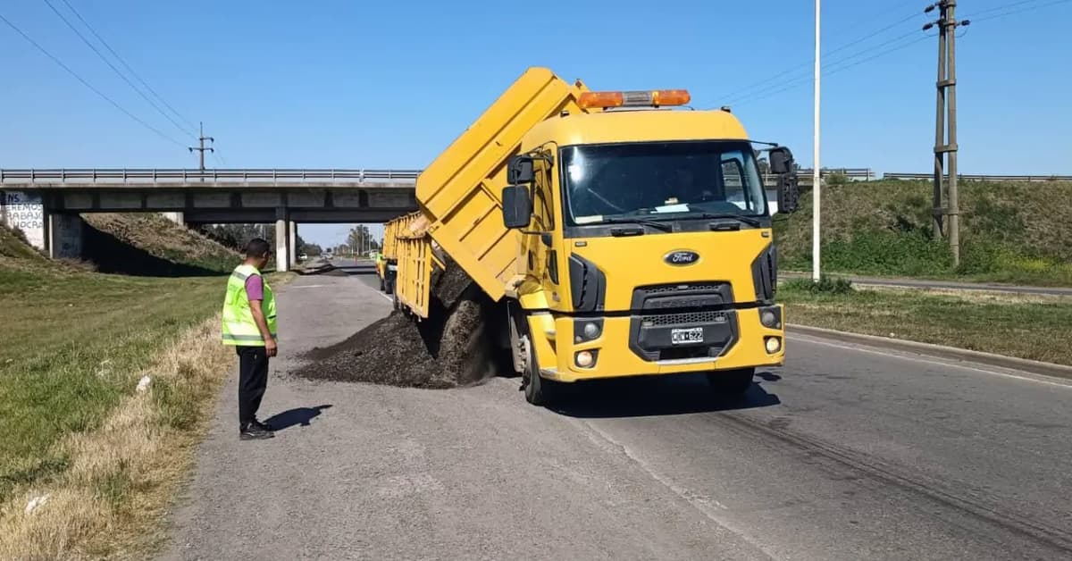 San Pedro: Vialidad Provincial mejoró las banquinas de la Ruta 191 con material RAP cerca de la Ruta 9