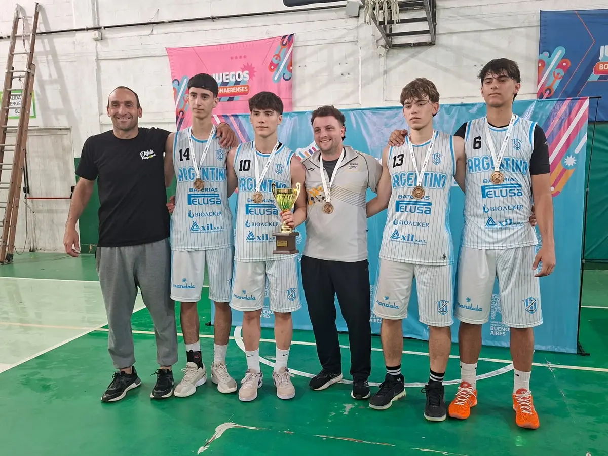 El básquet 3x3 de Argentino conquistó la medalla de oro para Pergamino en los Juegos Bonaerenses
