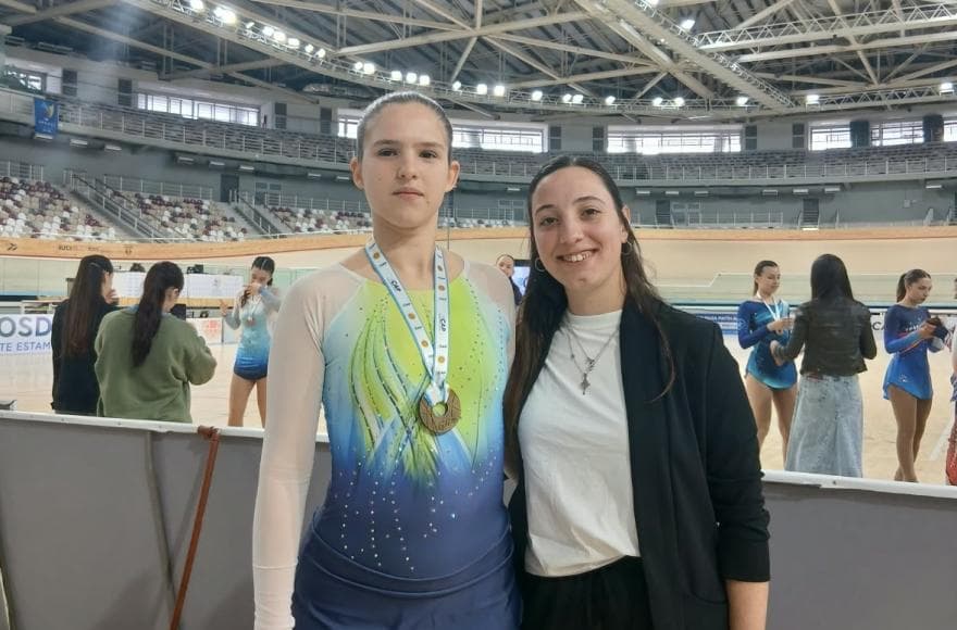 Rojas: Sofía Taboada Millanovich se consagró campeona nacional de patinaje artístico