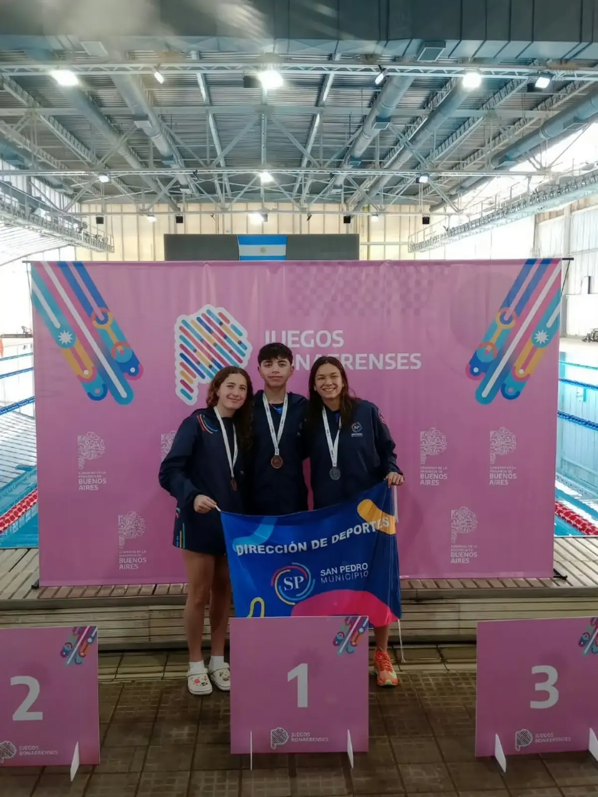 San Pedro consiguió sus primeras tres medallas en acuatlón en los Juegos Bonaerenses 2026